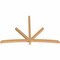 Ekena Millwork Alberta Smooth Timber Gable Bracket, Western Red Cedar, 96"W x 64"H x 3 1/2"D x 3 1/2"F, 16/12 Pitch GBW096X64X0404ALB00SWR - alternate 5